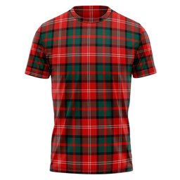 ScotsTee Shop Scottish Nisbet (Nisbit) Modern Clan Crest Personalized Tartan T-Shirt