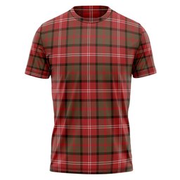 ScotsTee Shop Scottish Nisbet (Nisbit) Weathered Clan Crest Personalized Tartan T-Shirt
