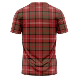 ScotsTee Shop Scottish Nisbet (Nisbit) Weathered Clan Crest Personalized Tartan T-Shirt