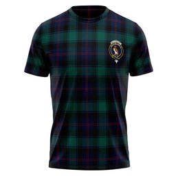 ScotsTee Shop Scottish MacTaggart Modern Clan Crest Personalized Tartan T-Shirt