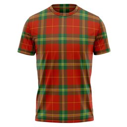 ScotsTee Shop Scottish Maver Modern Clan Crest Personalized Tartan T-Shirt
