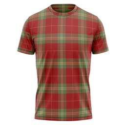 ScotsTee Shop Scottish Maver Weathered Clan Crest Personalized Tartan T-Shirt