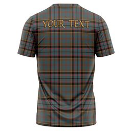 ScotsTee Shop Scottish Stinson (Stephenson Stevenson) Weathered Clan Crest Personalized Tartan T-Shirt
