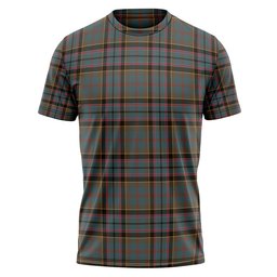 ScotsTee Shop Scottish Stinson (Stephenson Stevenson) Weathered Clan Crest Personalized Tartan T-Shirt