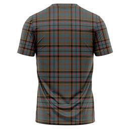 ScotsTee Shop Scottish Stinson (Stephenson Stevenson) Weathered Clan Crest Personalized Tartan T-Shirt