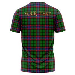 ScotsTee Shop Scottish McGeachie Clan Crest Personalized Tartan T-Shirt