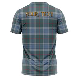 ScotsTee Shop Scottish Thorburn (Thurburn) Weathered Clan Crest Personalized Tartan T-Shirt