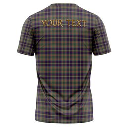 ScotsTee Shop Scottish Tailyour Weathered Clan Crest Personalized Tartan T-Shirt
