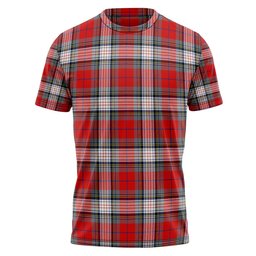 ScotsTee Shop Scottish Warden Modern Clan Crest Personalized Tartan T-Shirt