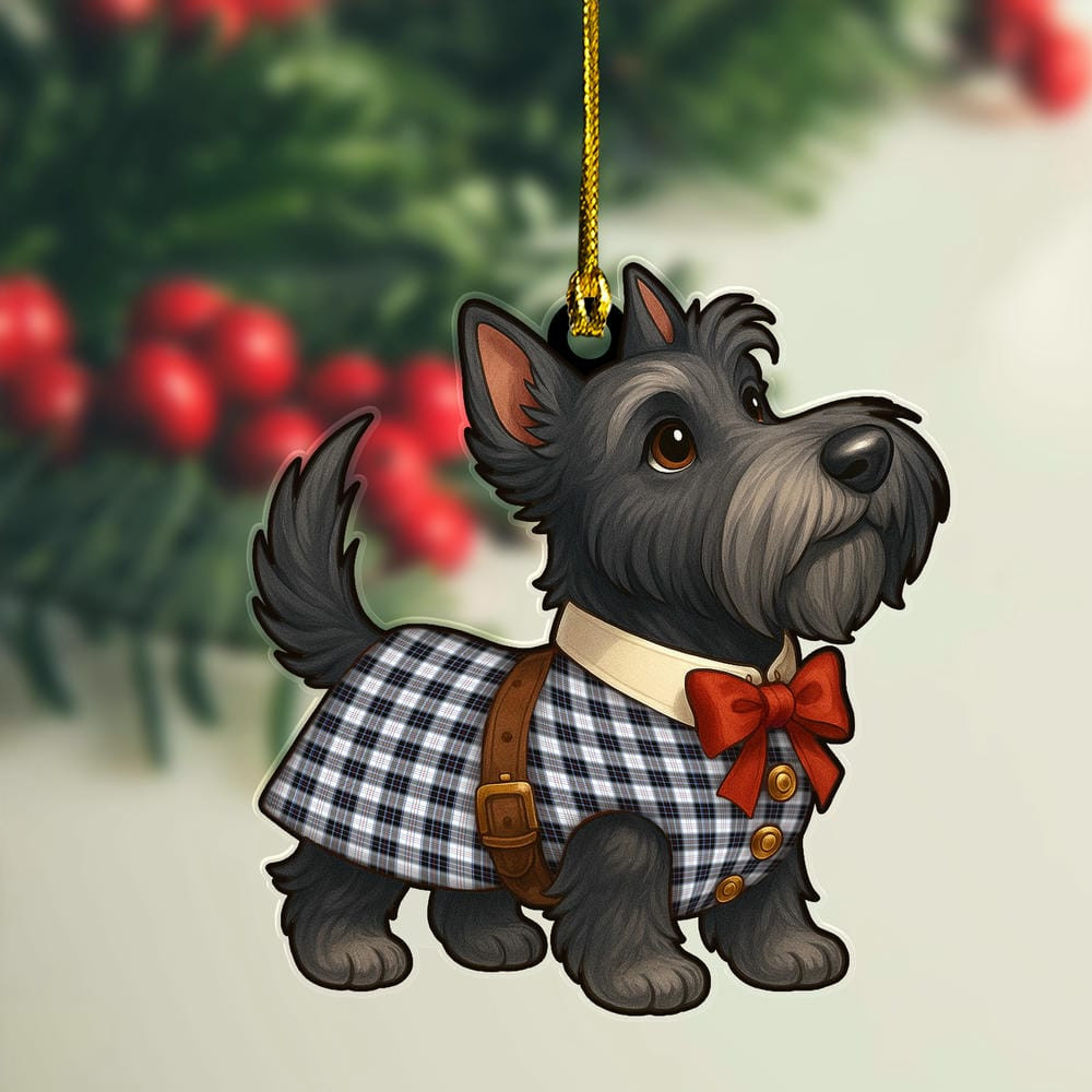 ScotsTee Shop Scottish MacRae Dress Modern Clan Tartan Ornament Scottie Dog