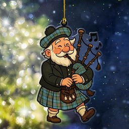 ScotsTee Shop Scottish Paisley District Clan Tartan Ornament ScotsTee Shop Scottish Santa In Kilt