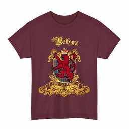 Scottish Bethune Clan Tartan Lion Rampant of Scotland T-Shirt