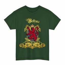 Scottish Bethune Clan Tartan Lion Rampant of Scotland T-Shirt