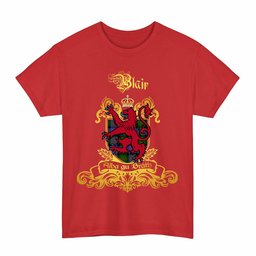 Scottish Blair Clan Tartan Lion Rampant of Scotland T-Shirt