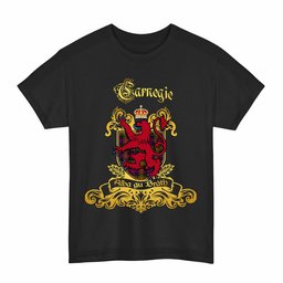 Scottish Carnegie Clan Tartan Lion Rampant of Scotland T-Shirt