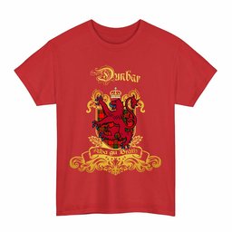 Scottish Dunbar Clan Tartan Lion Rampant of Scotland T-Shirt