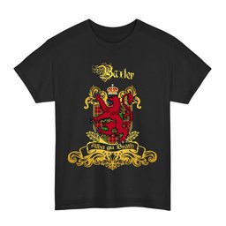 Scottish Baxter Clan Tartan Lion Rampant of Scotland T-Shirt