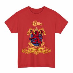 Scottish Elliot Clan Tartan Lion Rampant of Scotland T-Shirt