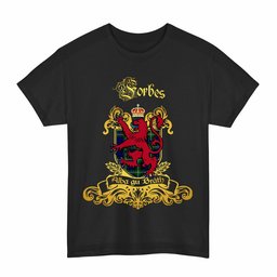 Scottish Forbes Clan Tartan Lion Rampant of Scotland T-Shirt
