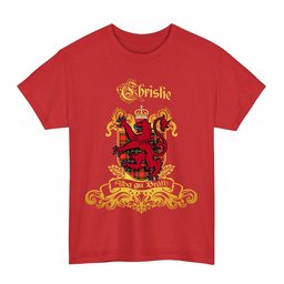 Scottish Christie Clan Tartan Lion Rampant of Scotland T-Shirt