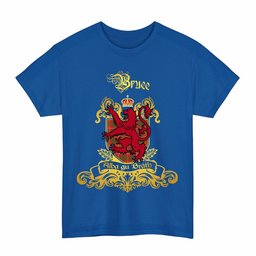 Scottish Bruce Clan Tartan Lion Rampant of Scotland T-Shirt