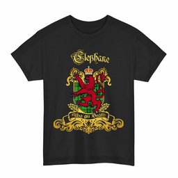Scottish Clephane (or Clephan) Clan Tartan Lion Rampant of Scotland T-Shirt
