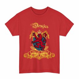 Scottish Douglas Clan Tartan Lion Rampant of Scotland T-Shirt
