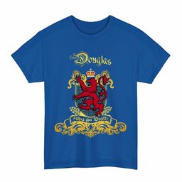 Scottish Douglas Clan Tartan Lion Rampant of Scotland T-Shirt