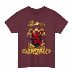 Scottish Galbraith Clan Tartan Lion Rampant of Scotland T-Shirt