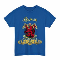 Scottish Galbraith Clan Tartan Lion Rampant of Scotland T-Shirt