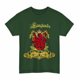 Scottish Langlands Clan Tartan Lion Rampant of Scotland T-Shirt