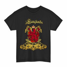 Scottish Langlands Clan Tartan Lion Rampant of Scotland T-Shirt