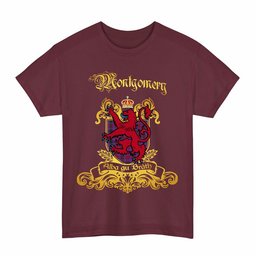 Scottish Montgomery Clan Tartan Lion Rampant of Scotland T-Shirt