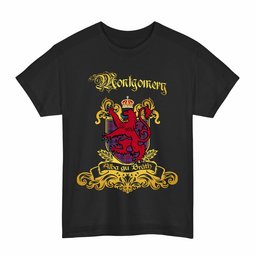 Scottish Montgomery Clan Tartan Lion Rampant of Scotland T-Shirt