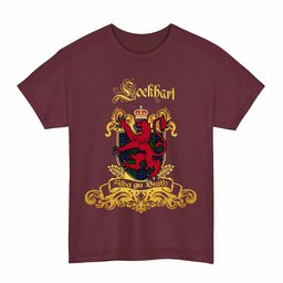 Scottish Lockhart Clan Tartan Lion Rampant of Scotland T-Shirt