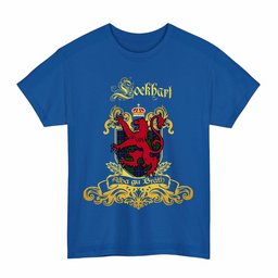 Scottish Lockhart Clan Tartan Lion Rampant of Scotland T-Shirt