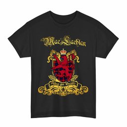 Scottish MacLachlan Clan Tartan Lion Rampant of Scotland T-Shirt