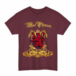 Scottish MacPherson Clan Tartan Lion Rampant of Scotland T-Shirt