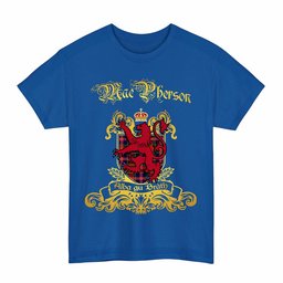 Scottish MacPherson Clan Tartan Lion Rampant of Scotland T-Shirt