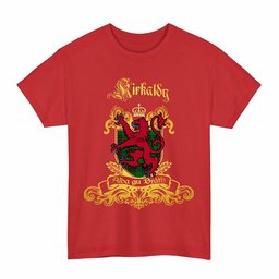 Scottish Kirkaldy Clan Tartan Lion Rampant of Scotland T-Shirt