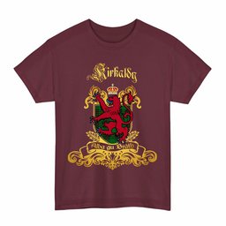 Scottish Kirkaldy Clan Tartan Lion Rampant of Scotland T-Shirt