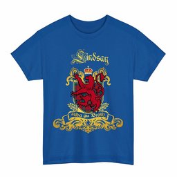 Scottish Lindsay Clan Tartan Lion Rampant of Scotland T-Shirt