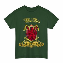 Scottish MacRae Clan Tartan Lion Rampant of Scotland T-Shirt