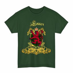 Scottish Lennox (Lennox Kincaid) Clan Tartan Lion Rampant of Scotland T-Shirt