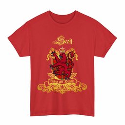 Scottish Scott Clan Tartan Lion Rampant of Scotland T-Shirt