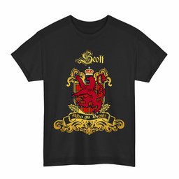 Scottish Scott Clan Tartan Lion Rampant of Scotland T-Shirt