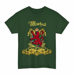 Scottish Muirhead Clan Tartan Lion Rampant of Scotland T-Shirt