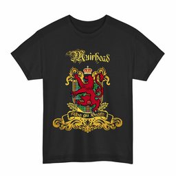 Scottish Muirhead Clan Tartan Lion Rampant of Scotland T-Shirt