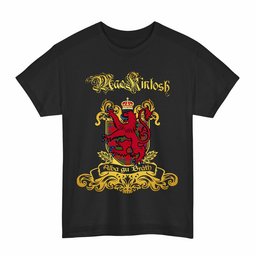 Scottish MacKintosh Clan Tartan Lion Rampant of Scotland T-Shirt