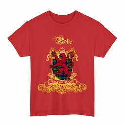 Scottish Rollo Clan Tartan Lion Rampant of Scotland T-Shirt
